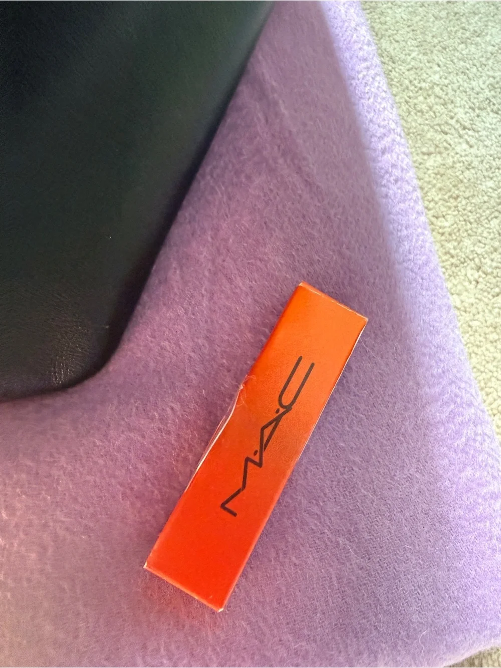 MAC Cosmetics Lipstick in Bright Orange Packaging